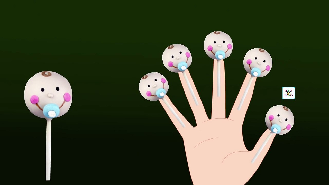 Baby Doll Finger Family Cake Pop Nursery Rhyme - Daddy Finger