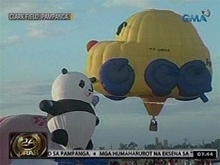 24 Oras: Makukulay na Hot-air Balloons bumida sa Clark Field Pampanga
