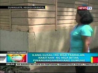 Ilang gusali ng mga paaralan,   nakitaan ng mga bitak;   pinangangambahang gumuho