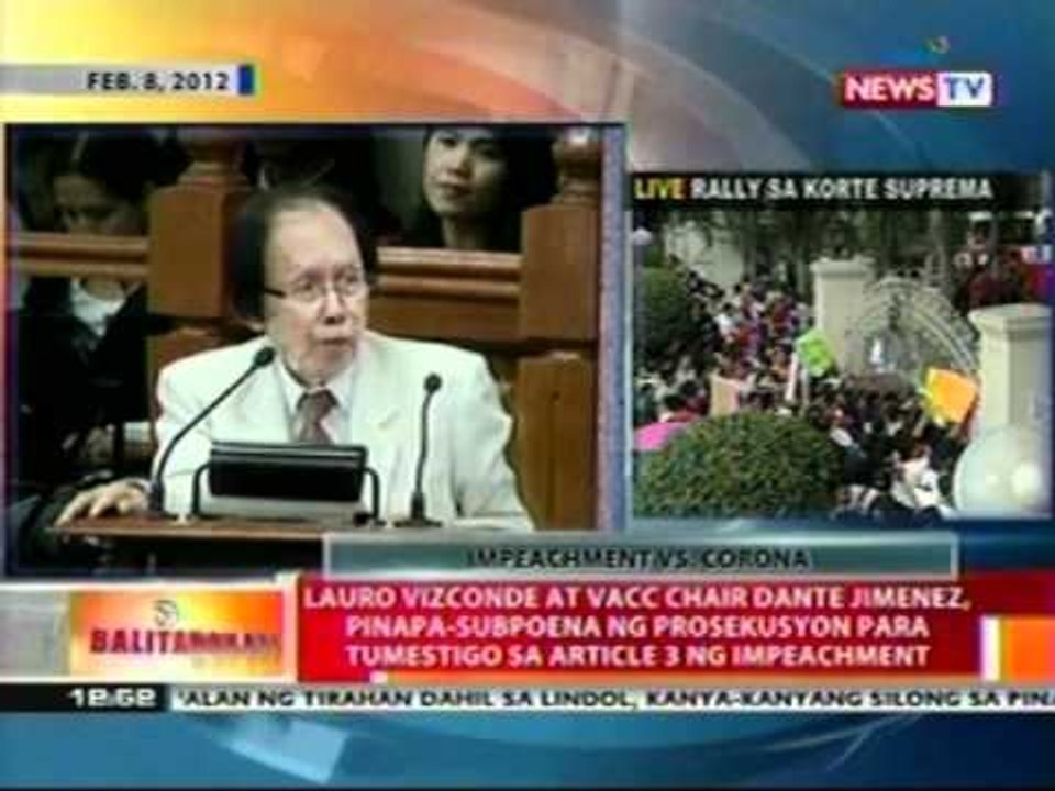BT: Defense team, ipinabasura   ang subpoena sa...