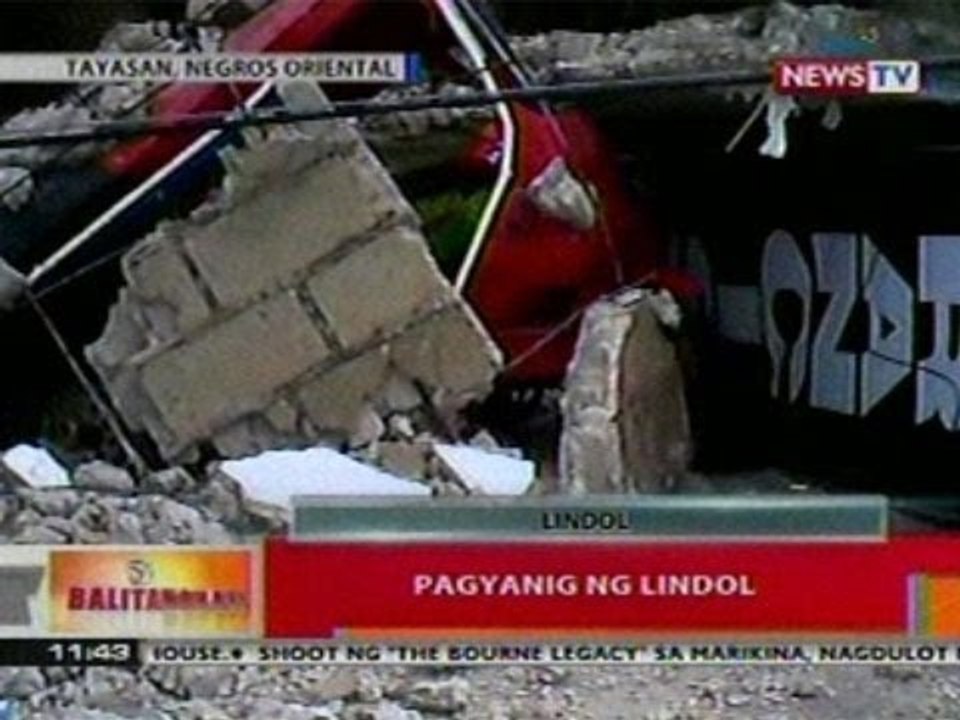 BT: Pagyanig ng lindol sa Negros   Oriental