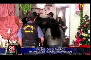 Huancayo: detienen a falsos colectiveros que violaban a sus pasajeras