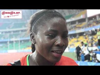 11èmes jeux africains: L' athlète ivoirien Adéline Gouenon espert une victoire