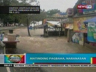 BP: Matinding pagbaha, naranasan sa   Zamboanga del Norte