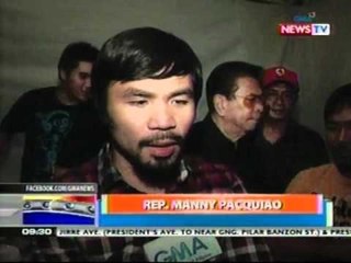 NTG: Rep. Manny Pacquiao, dumalo sa isang concert sa Pasig (021012)