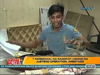 UB: 7 indibidwal na sangkot umano sa Jueteng operation sa Diliman, Q.C., arestado (021012)