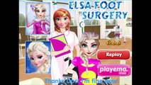 Disney Frozen game - Princess Elsa Barbie and Dora Leg SURGERY Doctor - Dora the Explorer game