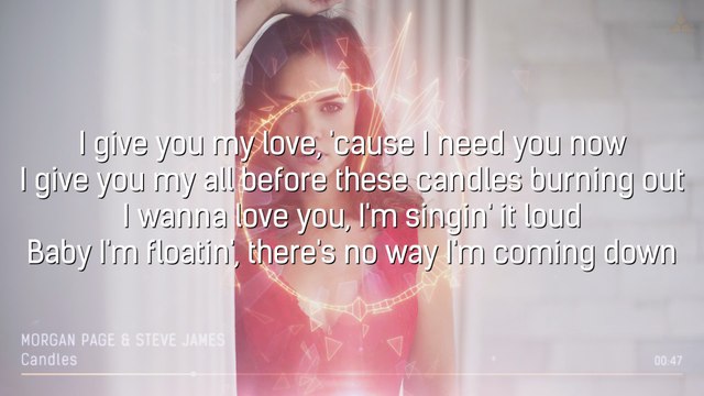 Morgan Page & Steve James - Candles [LYRICS]