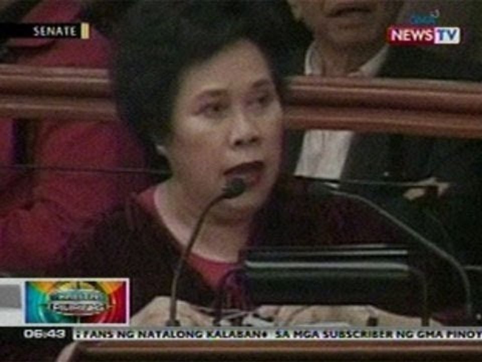 BP: Pag-lecture ni Sen. Santiago kay   Rep. Tupas, umani ng iba't ibang   reaksyon