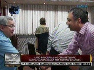 Tải video: 24 Oras: Ilang Programa ng GMA Network, maipapalabas na sa Fox Filipino Channel