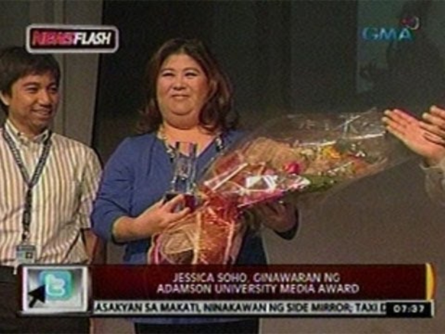 24 Oras: Jessica Soho, ginawaran ng Adamson University Media Award