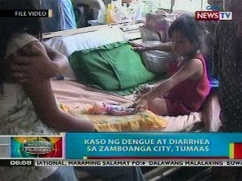 BP: Kaso ng dengue at diarrhea sa Zamboanga City, tumaas