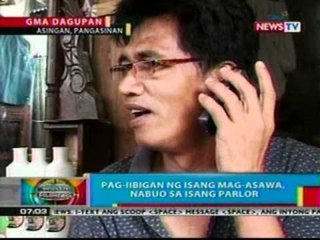 BP: Pag-iibigan ng isang mag-asawa sa   Pangasinan, nabuo sa isang parlor