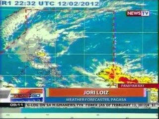 NTG: Moderate to heavy rainfall, asahan sa Hilagang Mindanao (021412)