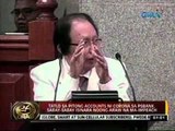 24 Oras: Tatlo sa pitong accounts ni Corona sa PSBank, sabay-sabay isinara noong araw na ma-impeach