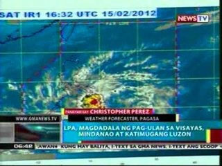 BP: PAGASA: LPA, mas maliit na ang   posiblidad na maging bagyo