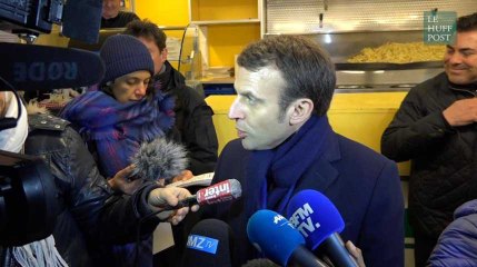 Descargar video: À Hénin-Beaumont, Macron s'adresse aux électeurs FN : 