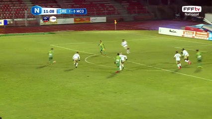 Frappe de Amiri captée par le gardien