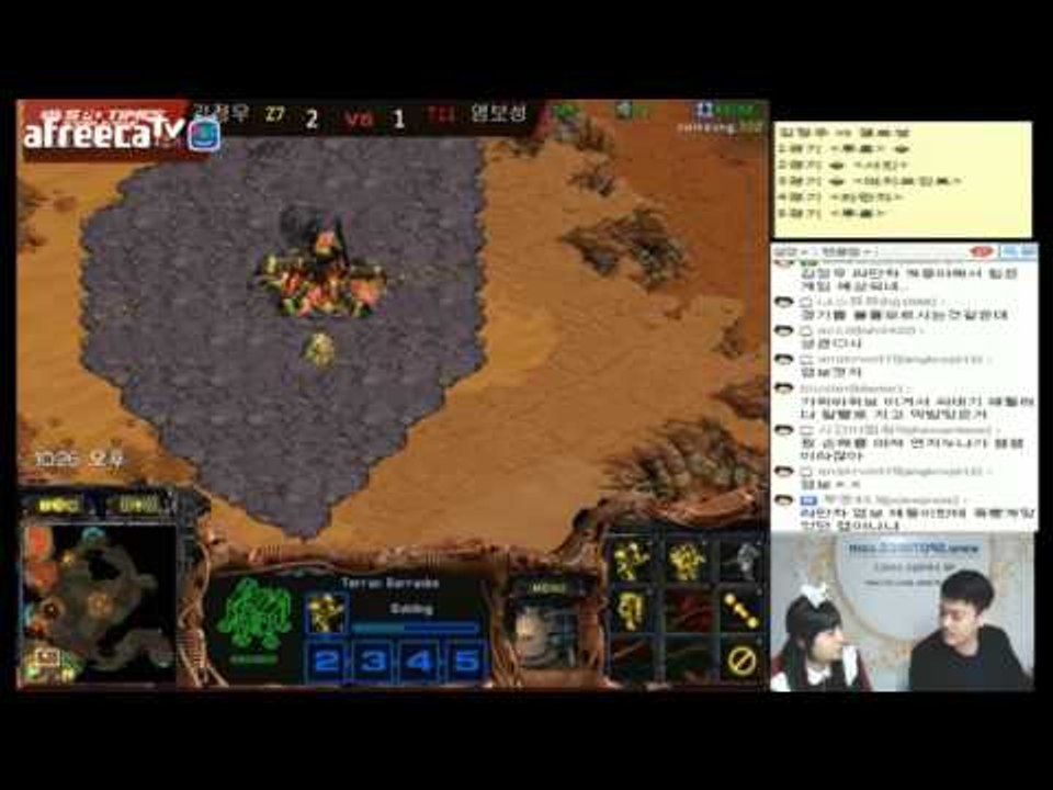 Starcraft Brood War스포타임즈스타리그시즌2 SPOTimes Starleague Season 2 EffOrt김정우 Z) vs Sea염보성 T) Ro8 Bo5 Set 4