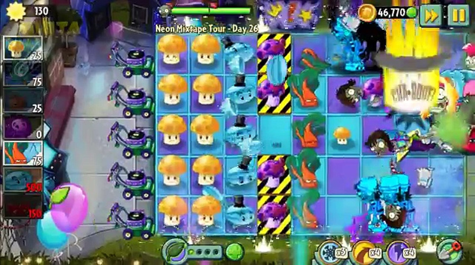 Plants Vs Zombies 2 Neon Mixtape Tour Day 26 To Day 28 Video