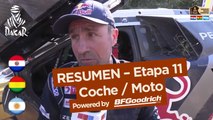 Resumen de la Etapa 11 - Coche/Moto - (San Juan / Río Cuarto) - Dakar 2017
