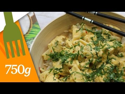Curry de poulet au lait de coco - 750 Grammes [Recette sponsorisée]