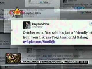 24 Oras: Hayden Kho Jr., galit na nagtweet sa pagtataksil sakanya ni Dr. Vicki Belo