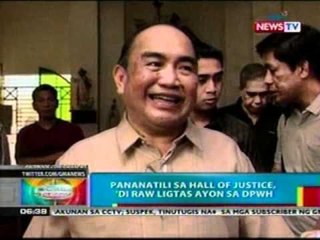 BP: Pananatili sa hall of justice sa Iloilo, di ligtas ayon sa DPWH