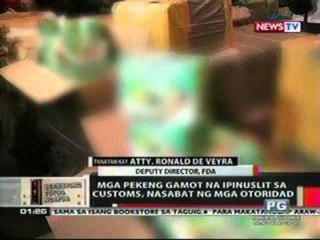 OC: Mga pekeng gamot na ipinuslit sa customs, nasabat ng mga otoridad