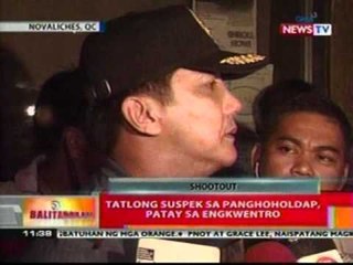 BT: 3 suspek sa panghoholdap sa Novaliches, QC, patay sa engkwentro