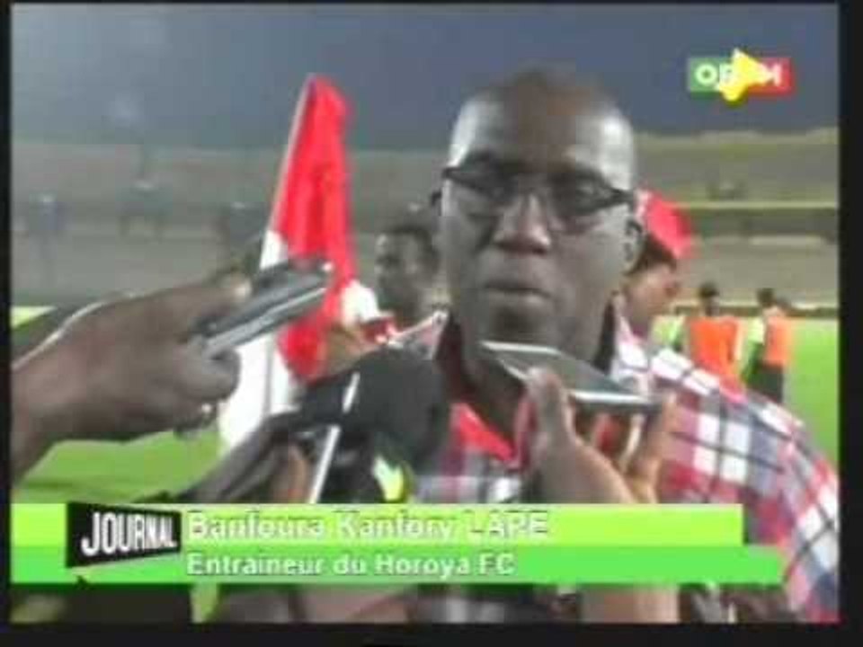 Sports Coupe CAF:La rencontré Horoya de Guinée Conakry contre ASO Chlef d’Algérie.