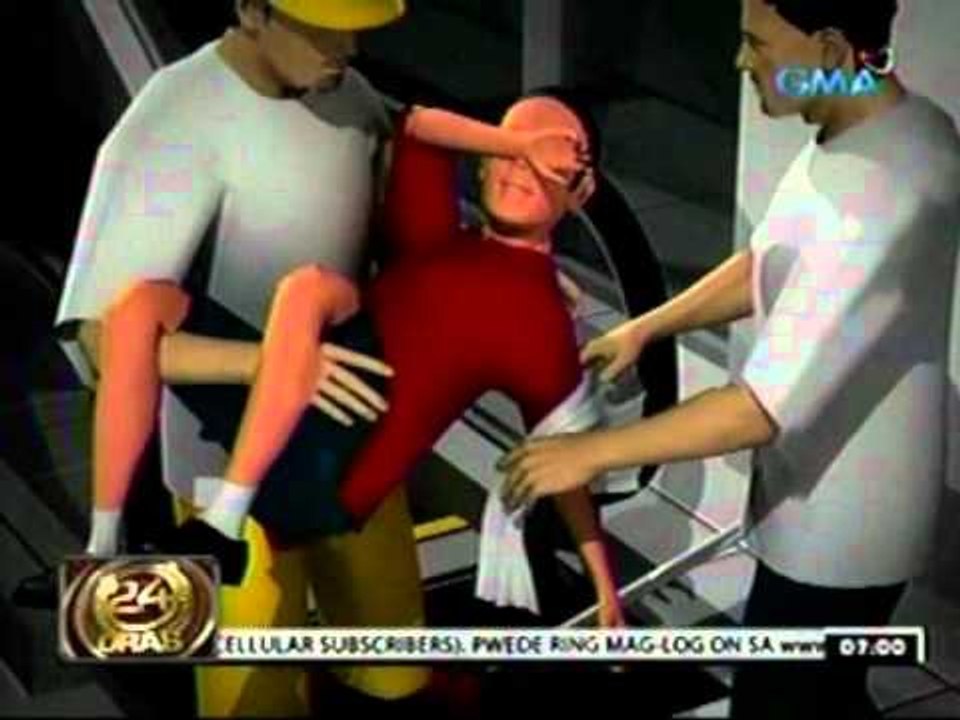 24 Oras: 7-anyos na bata,   naipit ang kamay sa escalator