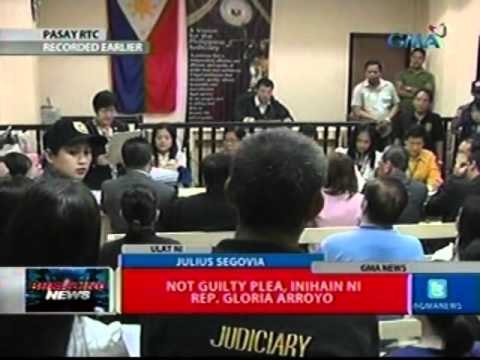 Flash Report: Update sa Not Guilty Plea na inihain ni Rep. Gloria Arroyo (022312)