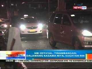 NTG: NBI official, tinambangan;   dalawang kasama niya, sugatan   rin