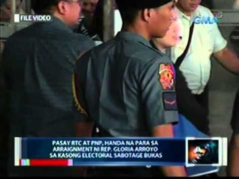 Pasay RTC at PNP, handa na para sa Arraignment ni Rep. Gloria Arroyo bukas