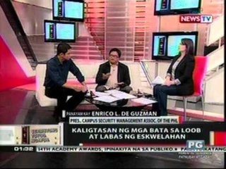 OC: Kaligtasan ng mga bata sa loob   at labas ng eskwelahan