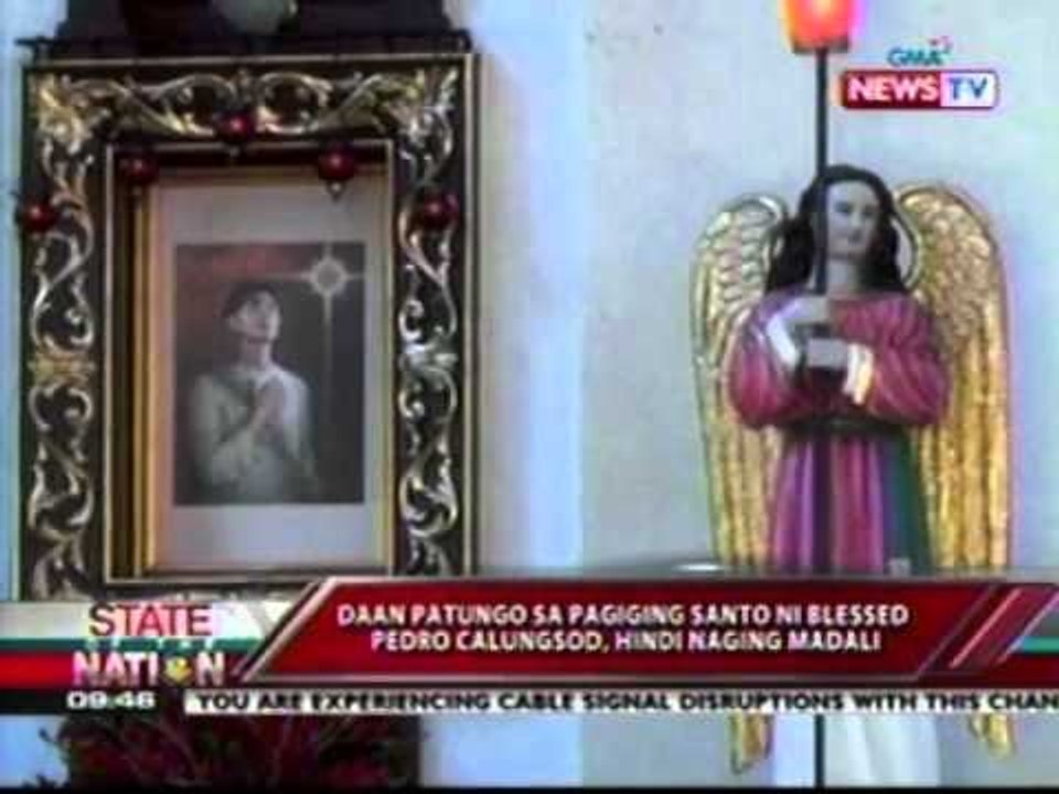 SONA: Archdiocese of Cebu, todo-paghanga sa Canonization kay blessed Pedro Calungsod