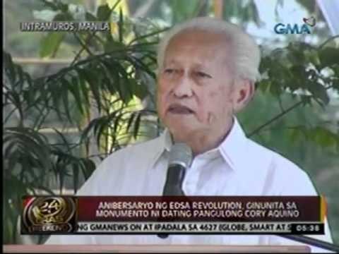 24oras: Annibersaryo ng EDSA revolution, ginunita sa monumento ni dating Pangulong Cory Aquino