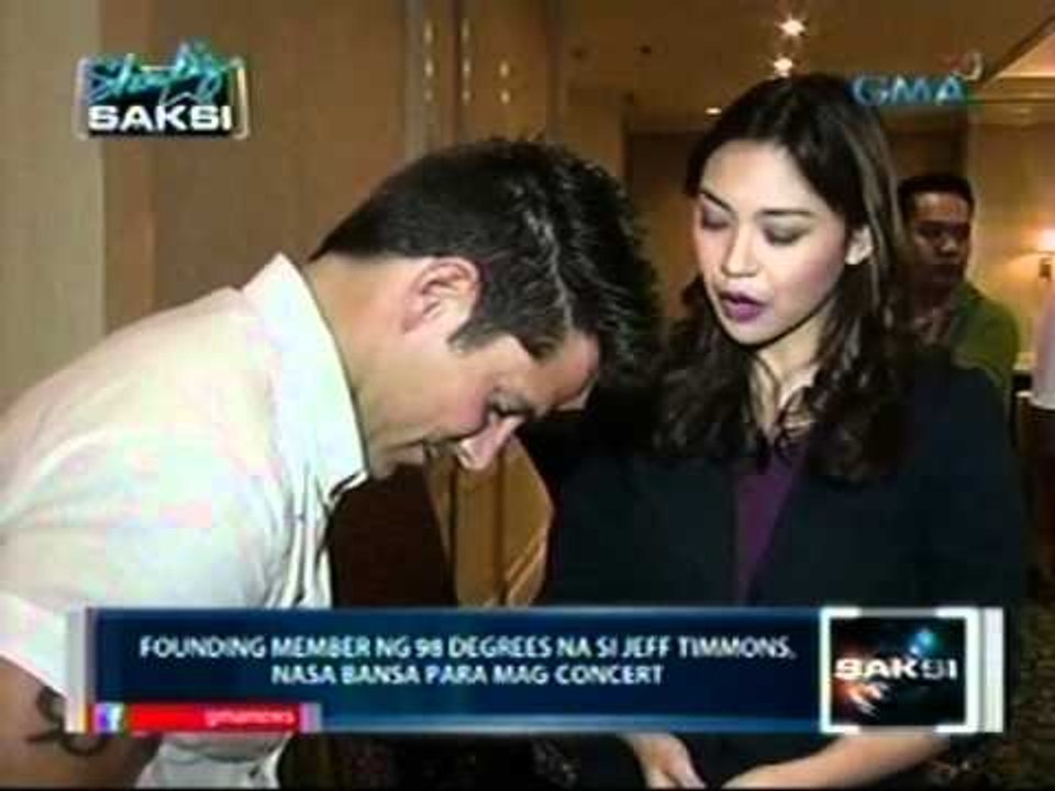 Saksi: Founding member ng 98   degrees na si Jeff Timmons, nasa   bansa para mag concert