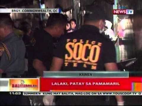BT: Lalaki sa QC, patay sa pamamaril