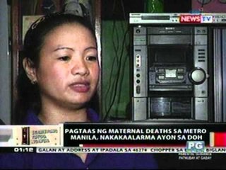 OC: Pagtaas ng maternal deaths sa Metro Manila, nakakaalarma ayon sa DOH