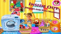 Inside Out Washing Day | Best Game for Little Girls - Baby Games To Play