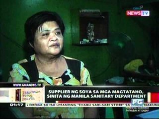 OC: Supplier ng soya sa mga magtataho Maynila, sinita ng Manila   Sanitary Department