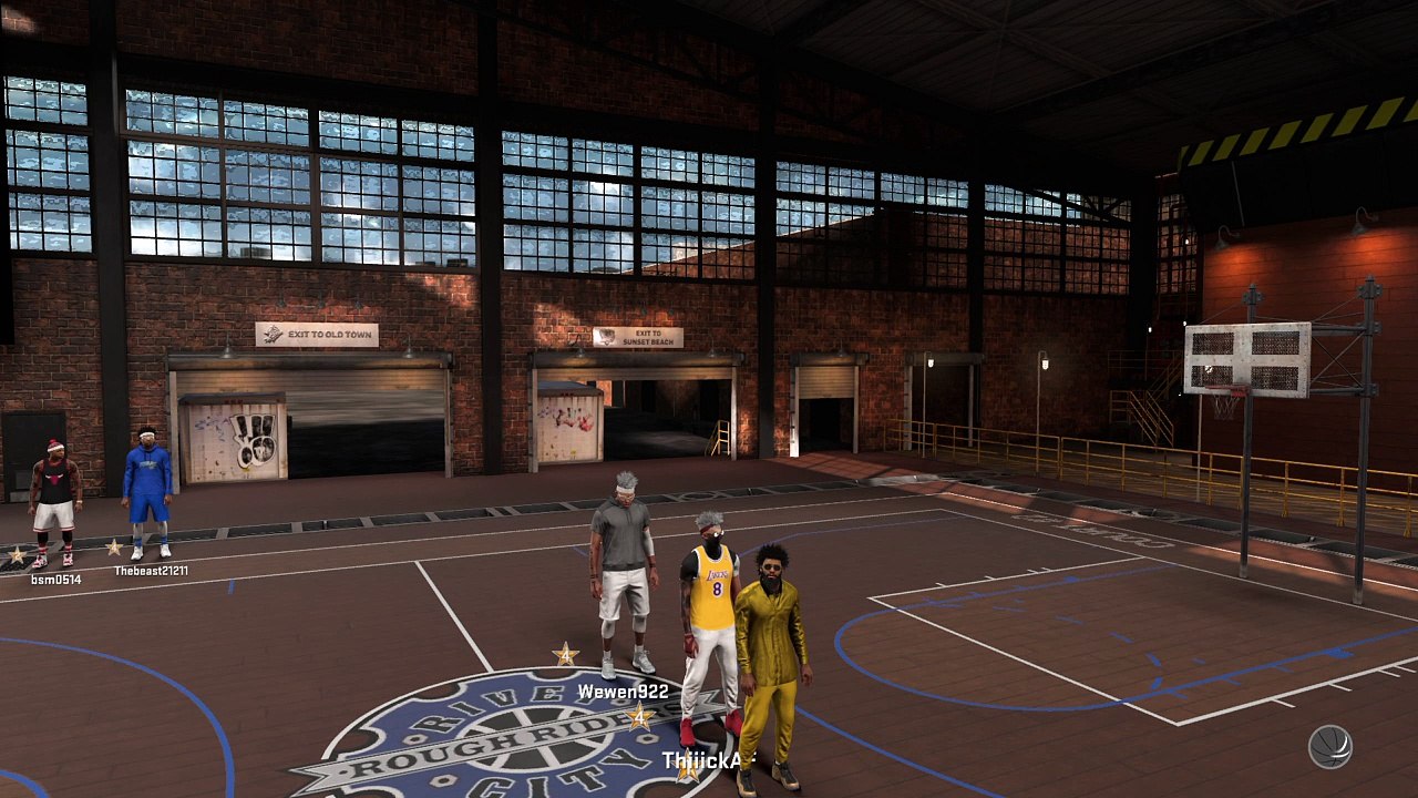 NBA 2K17 dunks blocks