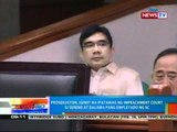 NTG: SC Associate Justice Sereno, hindi na ipatatawag ng Impeachment Court (022812)