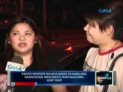 Saksi: Pagpo-propose ng mga babae sa kanilang kasintahan, masuwerte raw ngayong leap year
