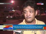 NTG: Rider ng electric bicycle,   nagtangka umanong tumakas matapos makahagip ng isang babae