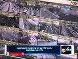 Saksi: Banggaan ng kotse at   motorsiklo sa Ortigas, nakunan ng CCTV