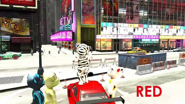 Learning Street Vehicles Colors with Talking Tom For Kids - Cars Bus Trucks For Children