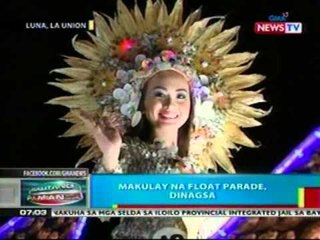 BP: Makulay na float parade,   dinagsa (Luna, La Union)